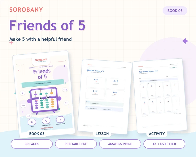 Friends of 5 — Inside the book — English